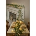 thumbnail image 1 of Twinkling Tree Fairy Light Olive Vine, 6FT 96 LED Fairy Lights Prelit - Battery Operated, Pre-lit Lighted Artificial Olive Garland with Timer for Christmas Fireplace Decorations (2pcs Combination), 1 of 9
