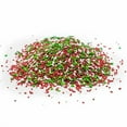 thumbnail image 1 of Twinkling Trees Blend - 12 Oz Resealable Stand Up Candy Bag - Christmas Themed Sprinkles Featuring Green Christmas Trees with Red and White Jimmies - Bulk Sprinkles for Baking, 1 of 6