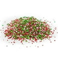 thumbnail image 1 of Twinkling Trees Blend - 8 oz Resealable Stand Up Candy Bag - Christmas Themed Sprinkles Featuring Green Christmas Trees with Red and White Jimmies - Bulk Sprinkles for Baking, 1 of 6