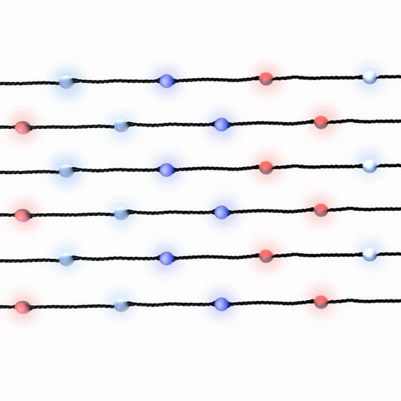 Twinkly Candies Pearl LED RGB 200 ct String Light String 9.8 ft.