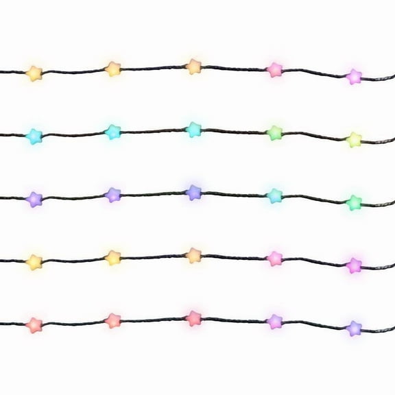 Twinkly Candies Stars LED RGB 100 ct String Light String 9.8 ft.