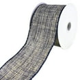 thumbnail image 1 of Twinkly Champagne Linen Christmas Wired Edge Ribbon, 2-1/2-Inch, 10-Yard, 1 of 1