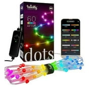 Twinkly Dots – 60 RGB LED Multicolor Lights String, Clear Wire, USB