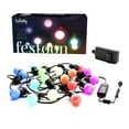 thumbnail image 1 of Twinkly Festoon App-Controlled Smart LED 20 Multicolor RGB Bulb Light String, 1 of 12