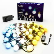 Twinkly Festoon App-Controlled Smart LED 40 AWW (Warm/Cool White) Light String