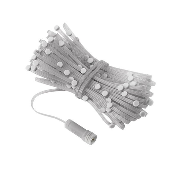 Twinkly TWPLUS-PLC-D-250SPP-T 41 FT RGBW PLUS Dots with 250 Lights (Transparent Wire), IP65-Rated