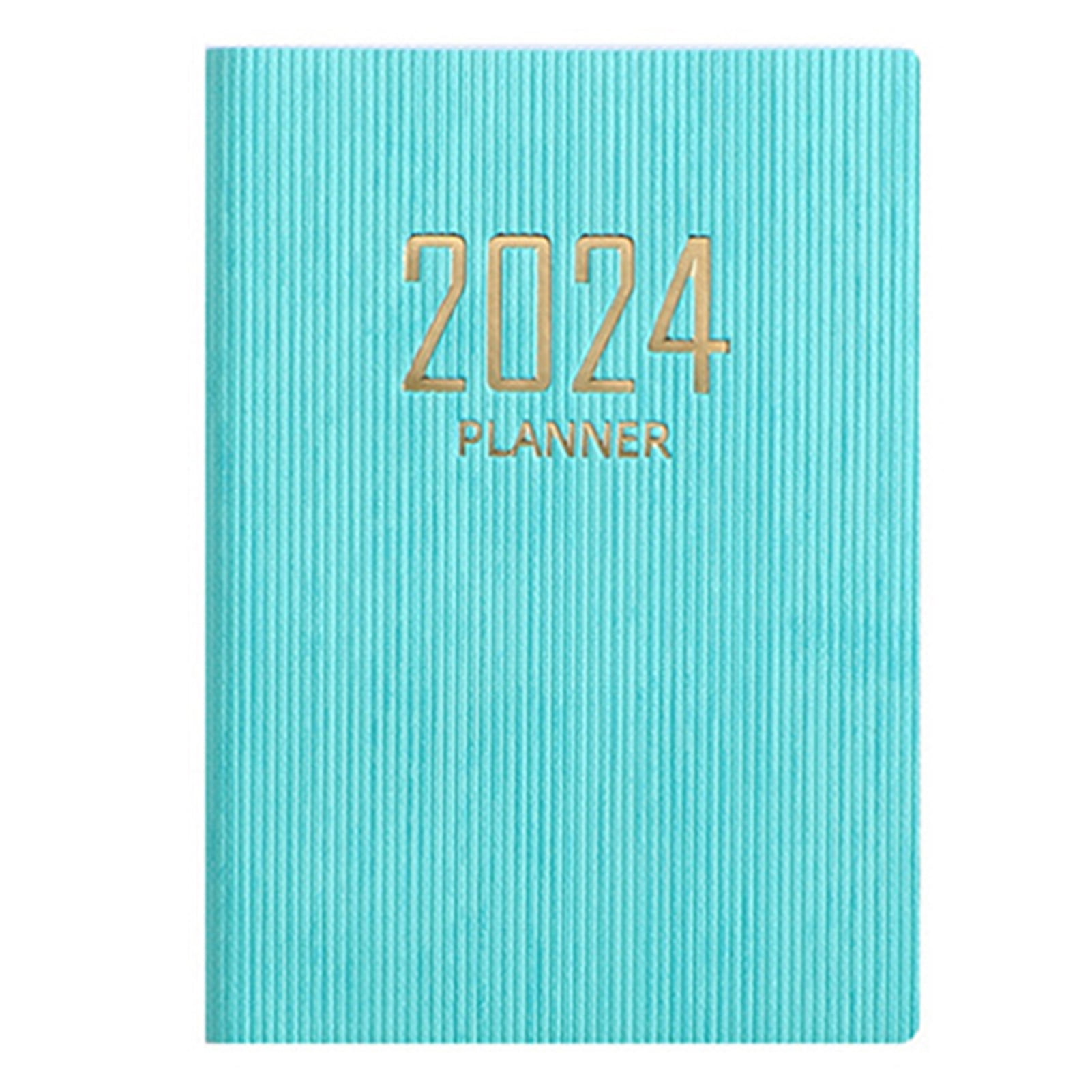 Twinkseal A7 Mini Journal A7 2024 English Planner with Faux Leather ...