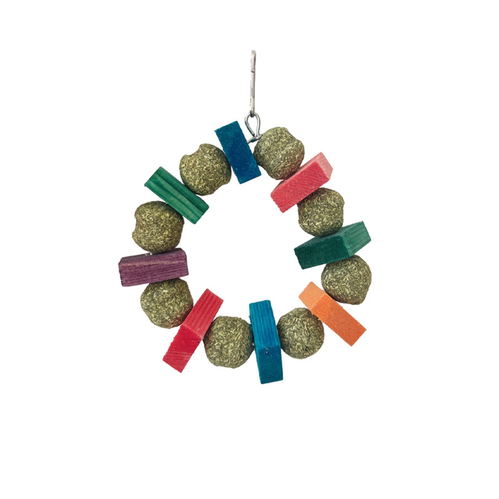 Twinkseal Anxiety Relief Hamster Toy Hamster Chew Toy with Hanging Hook