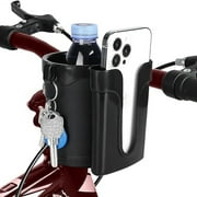 Twinkseal-Bicycle-Drink-Holder-Cup-Phone-Mount-Universal-Non--Bikes-Scooters-More-3-in-1-Design-Holds-Water-Bottles