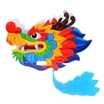 thumbnail image 1 of Twinkseal Chinese Dragon Toy Making Kit Dragon Head Material Kit Handmade Diy Craft Set for Kids Adults 2024 Year of the Dragon Spring Festival Dragon Dance Toy, 1 of 8
