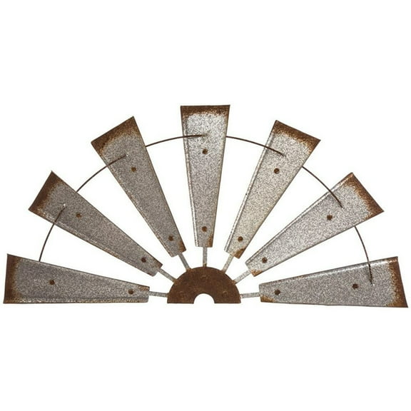 Twinkseal Distressed Finish Wall Decoration Windmill Rustic Farmhouse Wall Decoration Unique Metal Art for Home Bedroom Room Country Themed Room Decor