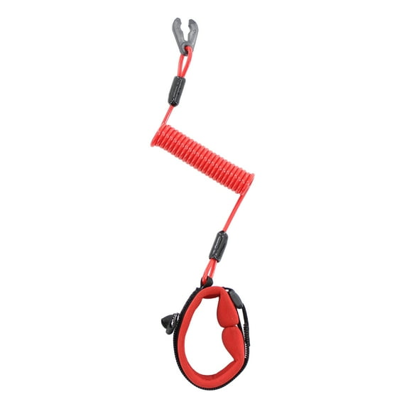 Twinkseal Emergency Stop Switch Universal Outboard Motor Engine Cut Off Stop Switch Lanyard Strap Kayak Boat Safety Accessory Safety Lanyard Strap