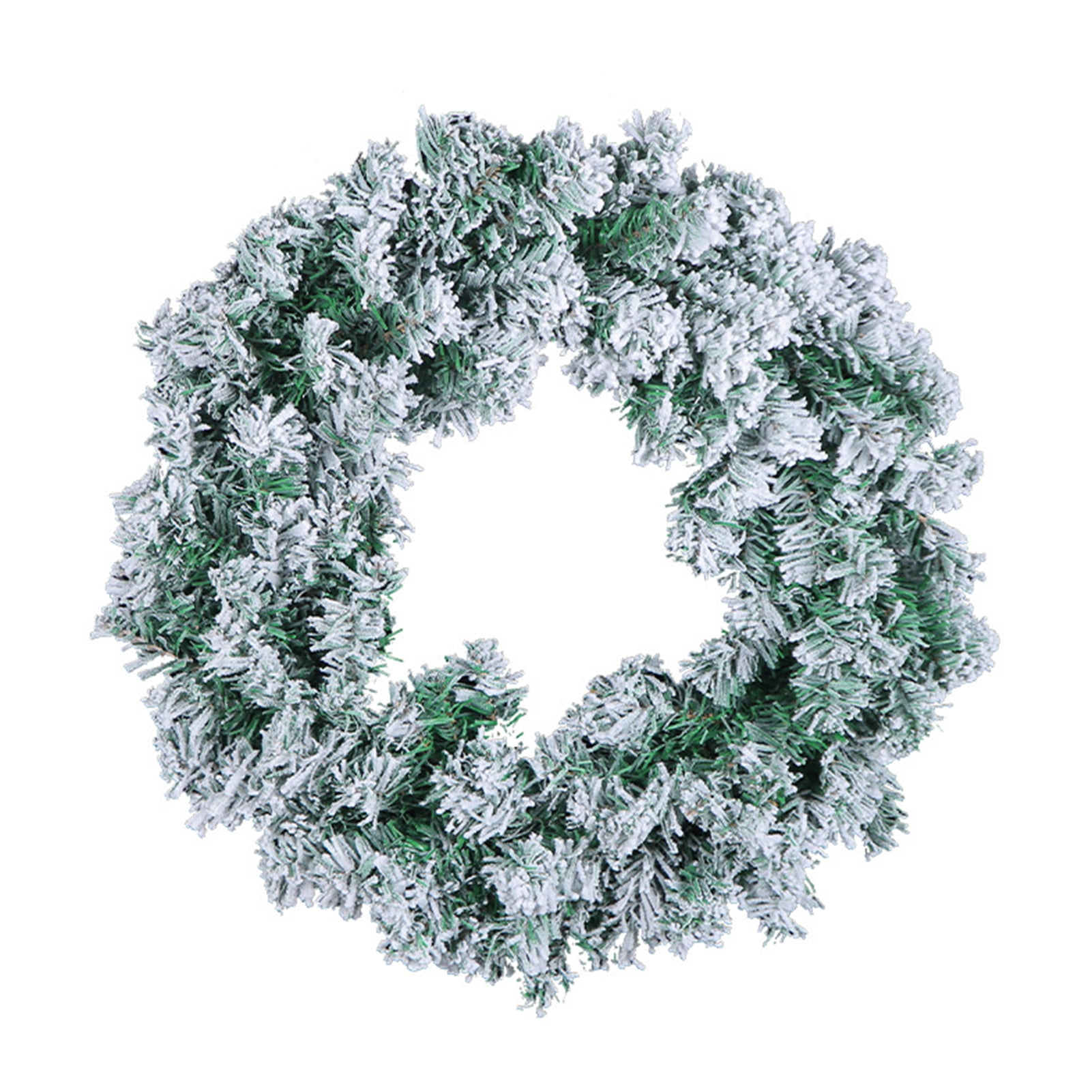 Twinkseal Festive Door Wreath Christmas Door Wreath Festive Garland for Windows Front Door 