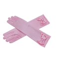 thumbnail image 1 of Twinkseal Girls' Bow Gloves 1 Pair Girls' Bowknot Gloves for Stage Performances Parties Soft Breathable Gloves for Girls, 1 of 8