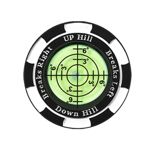 Twinkseal Golf Putting Accuracy Tool Portable Golf Ball Marker Clip with High Precision Green Reading Tool Professional Putting Aid for Golfers Improve for Men