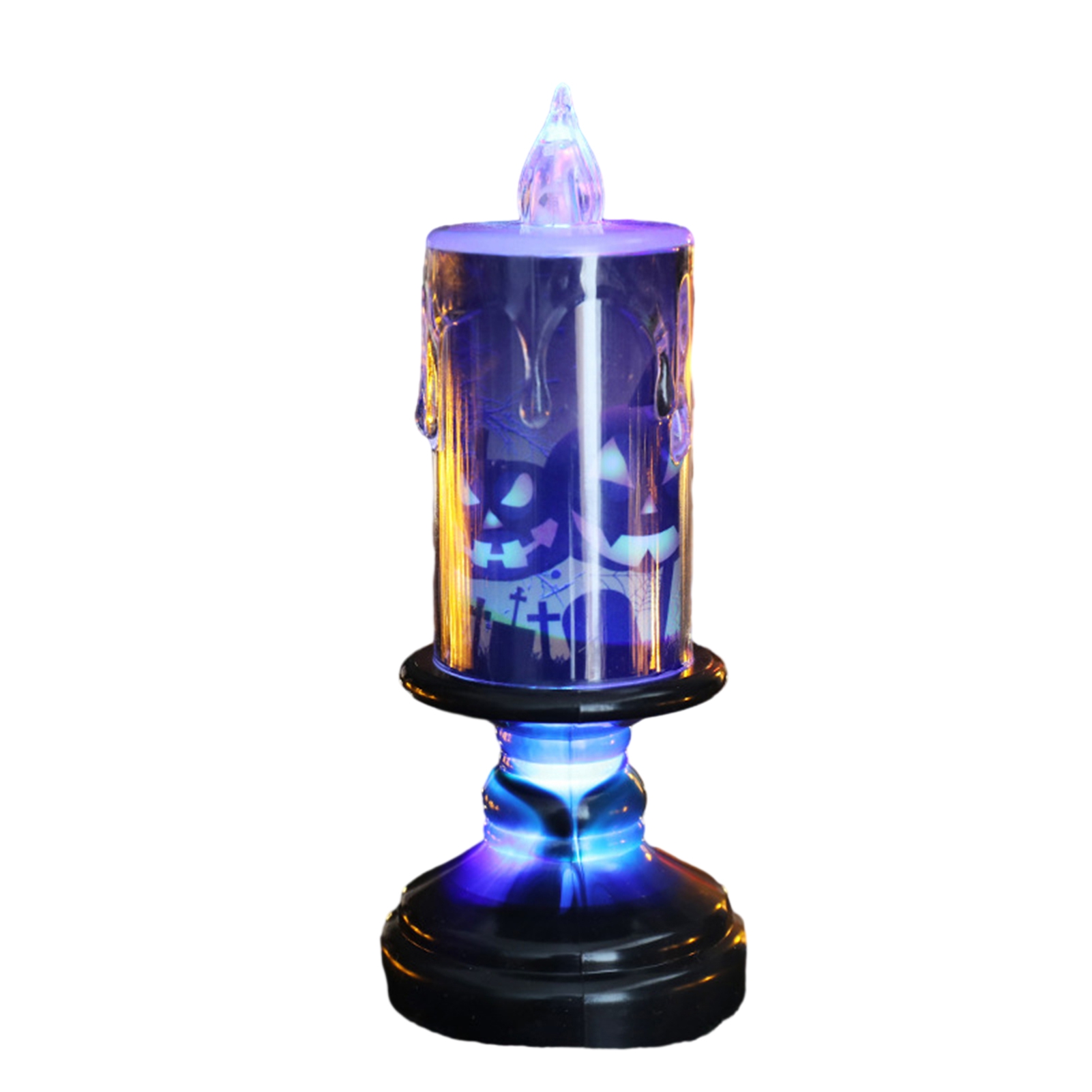 Twinkseal Halloween Candle Light Halloween Led Candle Light with Spooky