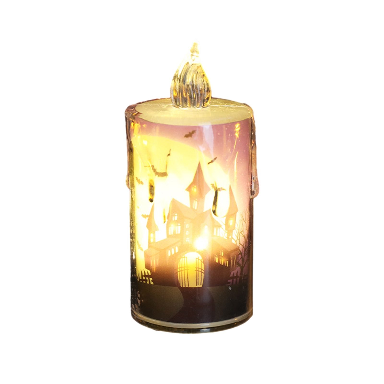 Twinkseal Halloween Candle Light Halloween Led Candle Light with Spooky