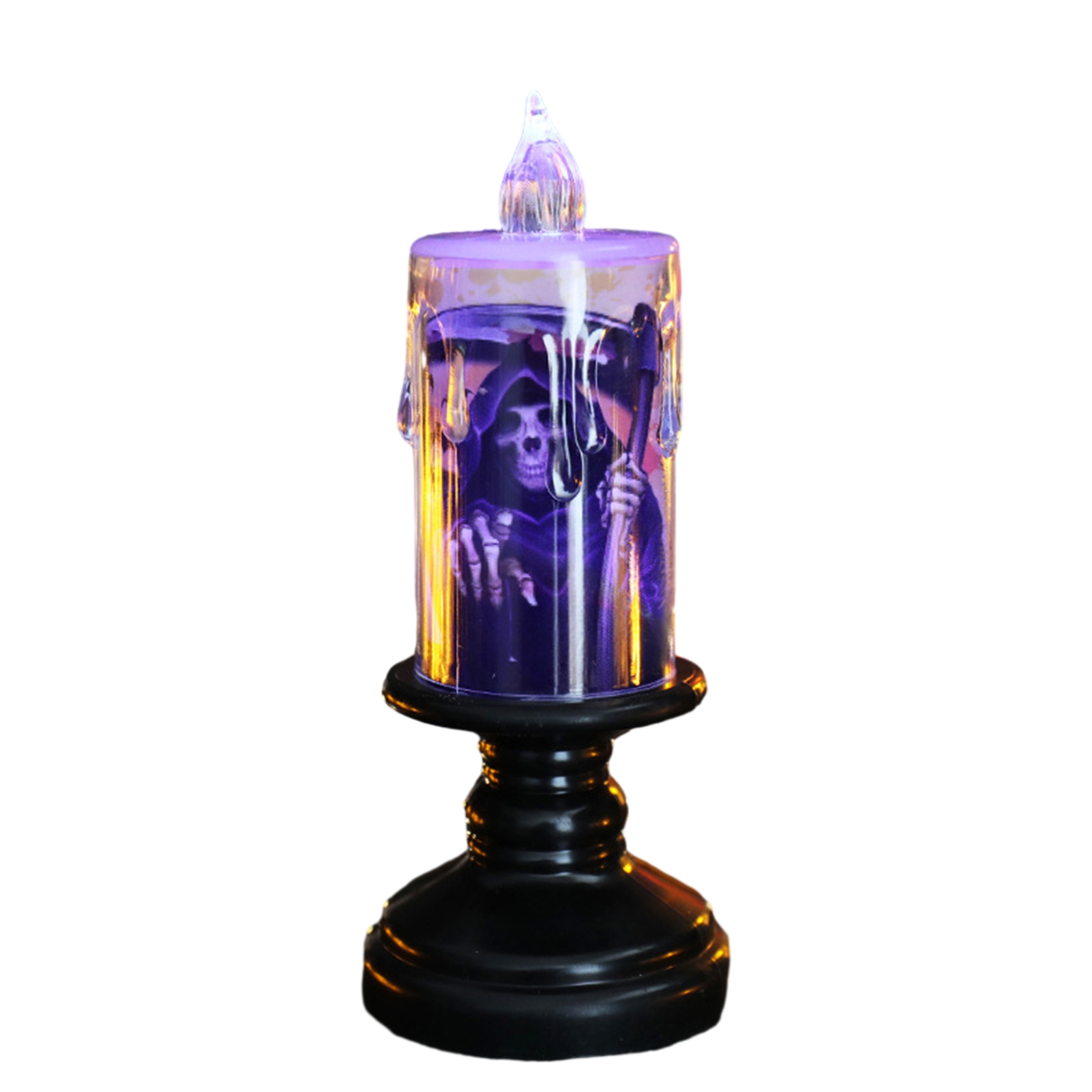 Twinkseal Halloween Candle Light Halloween Led Candle Light with Spooky