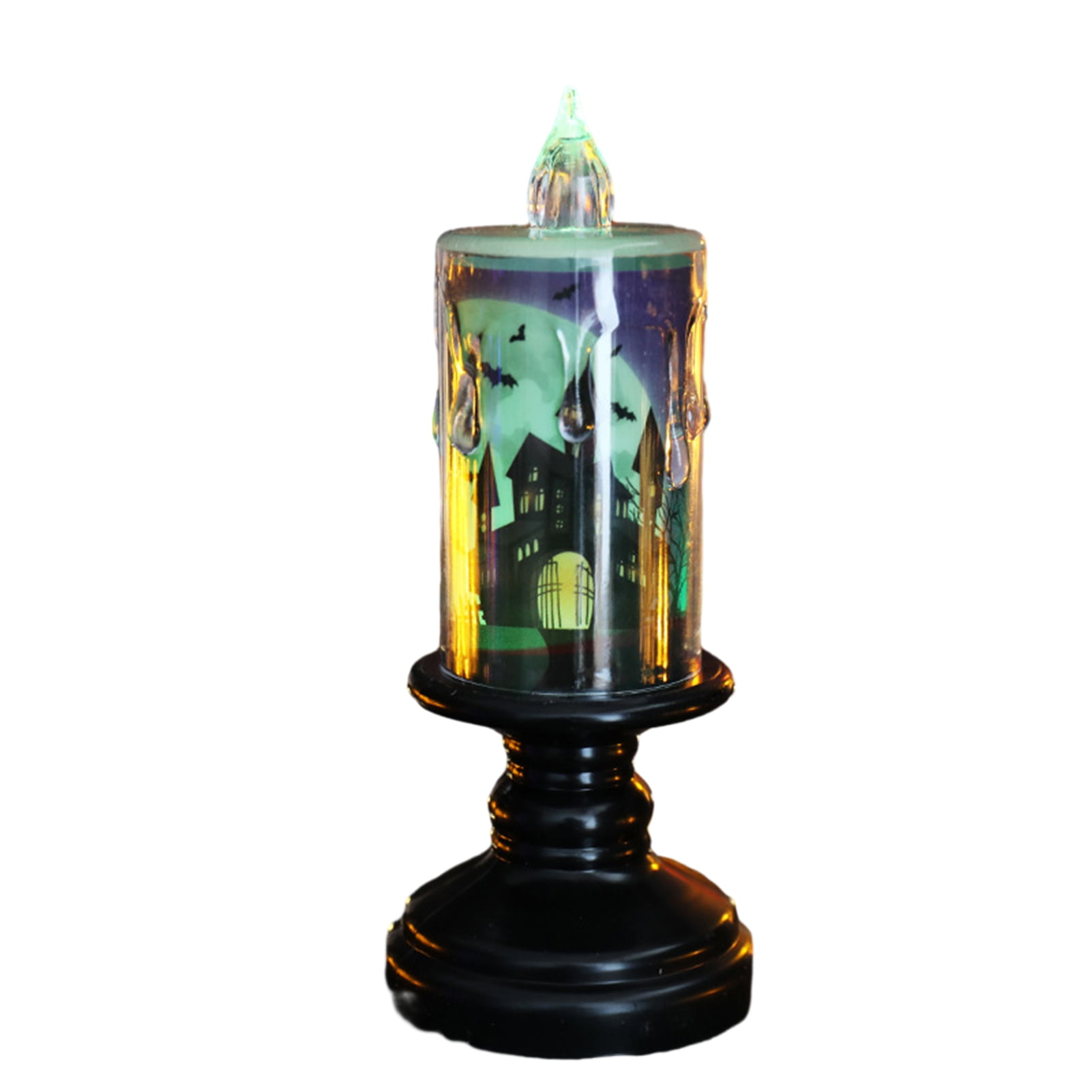 Twinkseal Halloween Candle Light Halloween Led Candle Light with Spooky