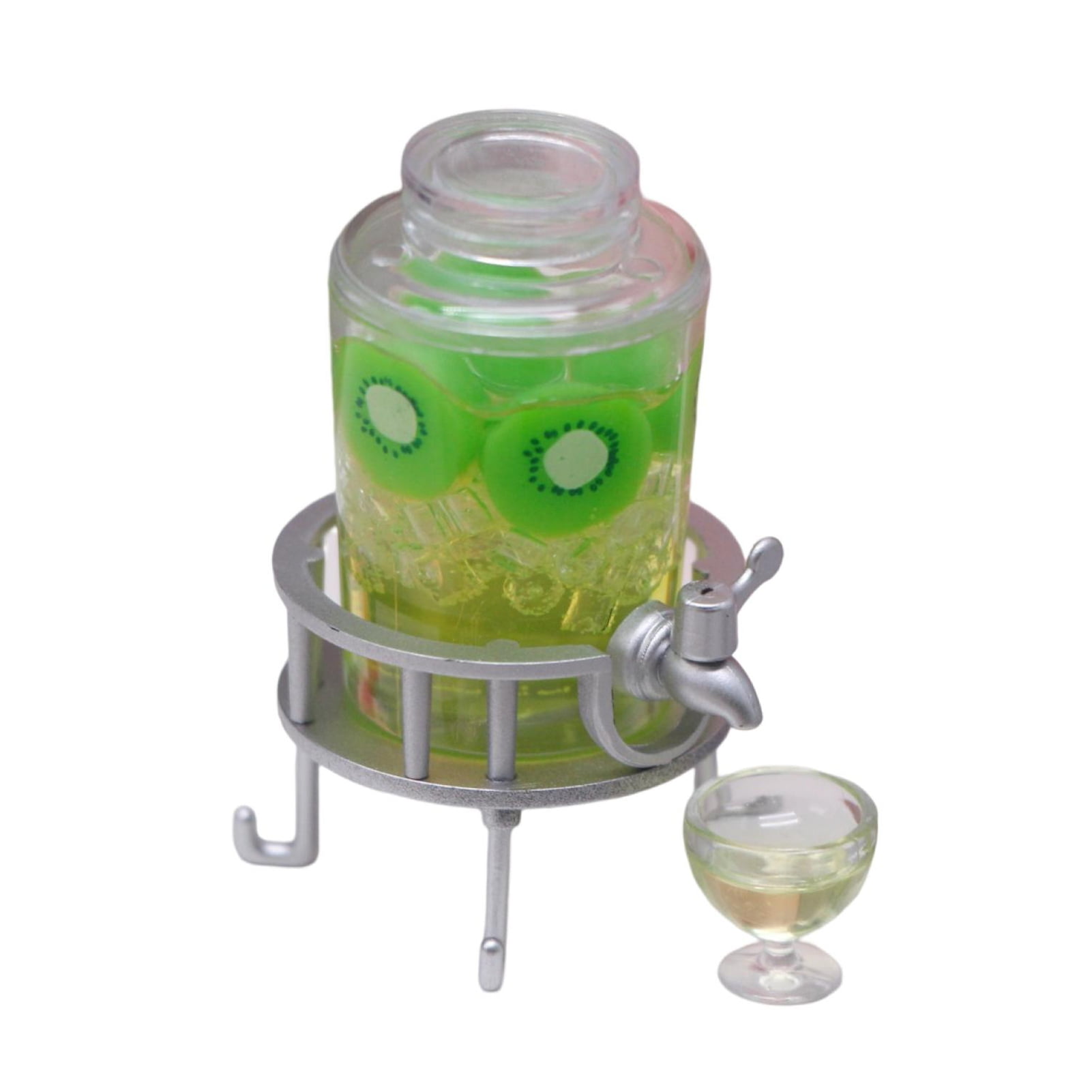 Twinkseal House Beverage Bucket Miniature house Beverage Bucket Set with Realistic Cup Perfect