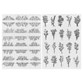 thumbnail image 1 of Twinkseal Pants Embroidery Patch 2 Sheets Stitch Embroidery Patches Water Soluble Stabilizers with Flower Patterns Diy Hand Sewing Lover's Dream, 1 of 8