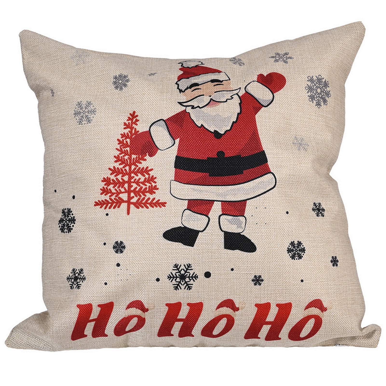Snowflake Embroidered Neutral Holiday Decor Throw Pillow Soft And  Comfortable Christmas Decorative Pillows