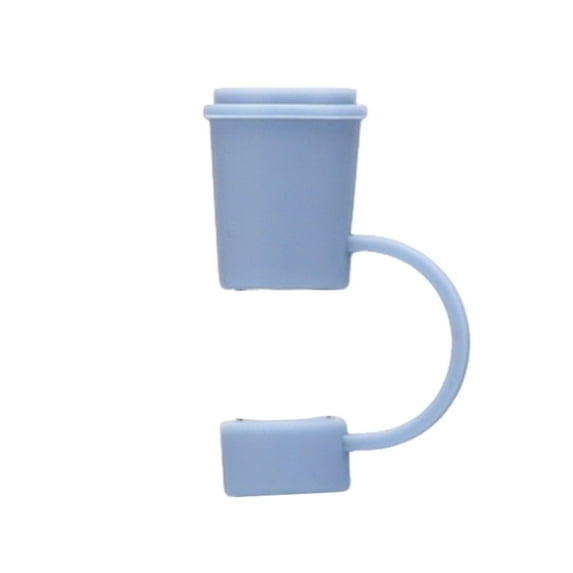 Twinkseal Reusable Straw Cover 12mm Straw Cover Food Grade Plastic Reusable Dust-proof Solid Color Mini Universal Glass Straw Tip Plug Topper Protector Kitchen
