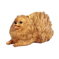 thumbnail image 1 of Twinkseal Stable Pet Figurine Simulation Pomeranian Dog Model Realistic Look Crafts Ornament Solid Plastic Pet Figurine for Home Office Car Cabinet Decoration, 1 of 8