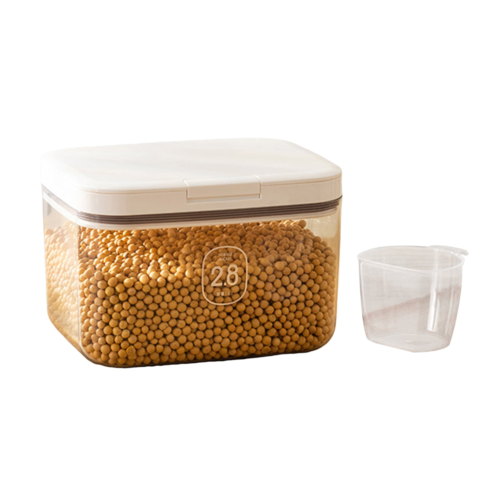 Twinkseal Versatile Storage Container for Rice More Messfree Flour Dispenser Essential Tool for