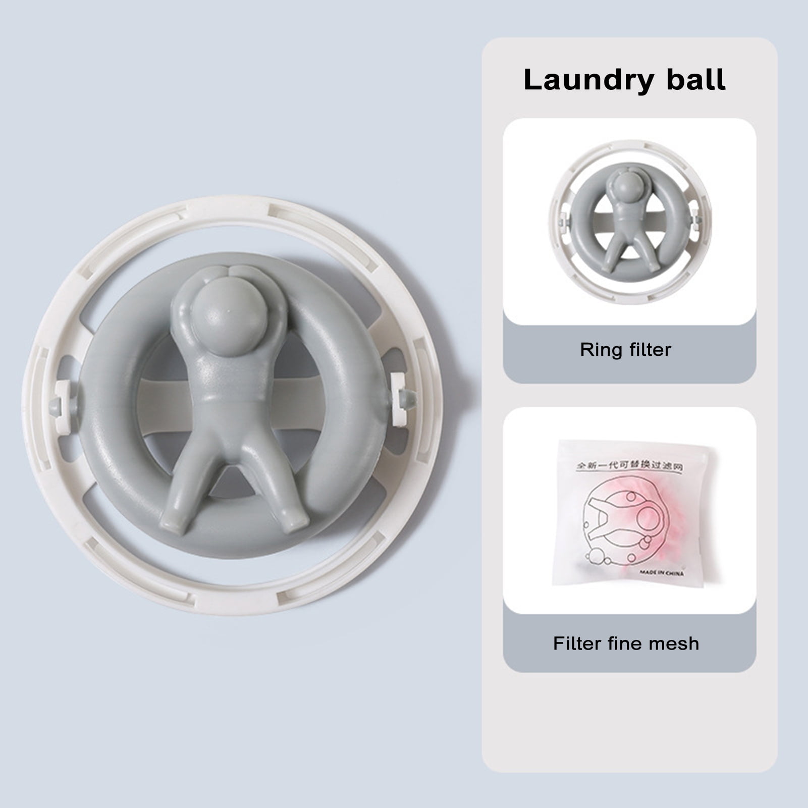 Twinkseal Washing Machine Hair Catcher Reusable Washer Lint Catcher