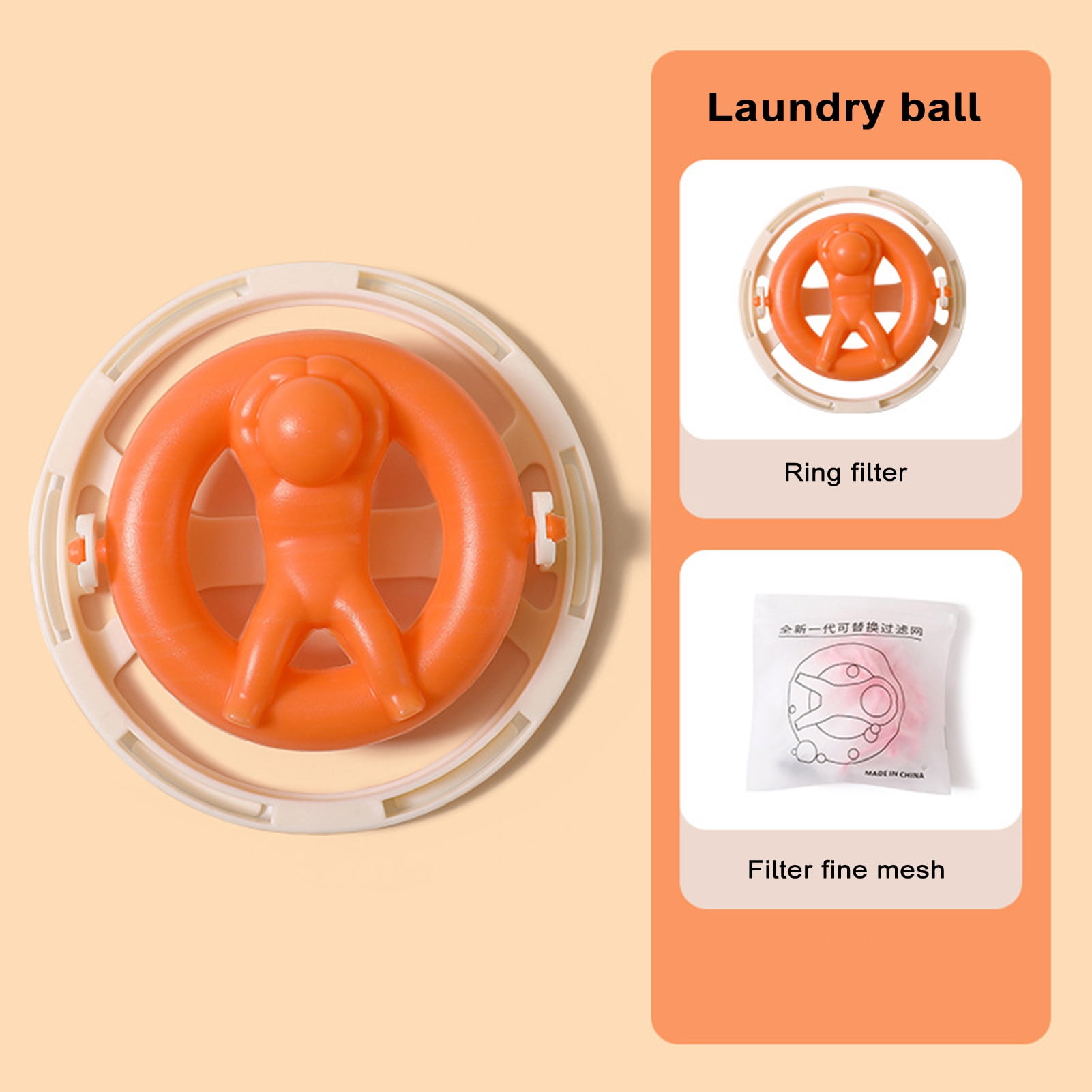 Twinkseal Washing Machine Hair Catcher Reusable Washer Lint Catcher ...