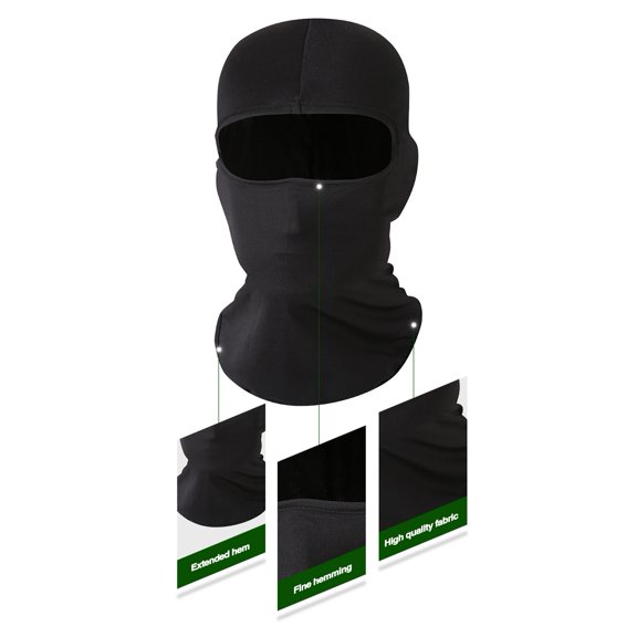 Twinkseal Windproof Sunscreen Headgear Solid Color Balaclava Ski Face Guard Outdoor Sports Headgear for Cycling Fishing Riding Multifunctional Breathable Neck