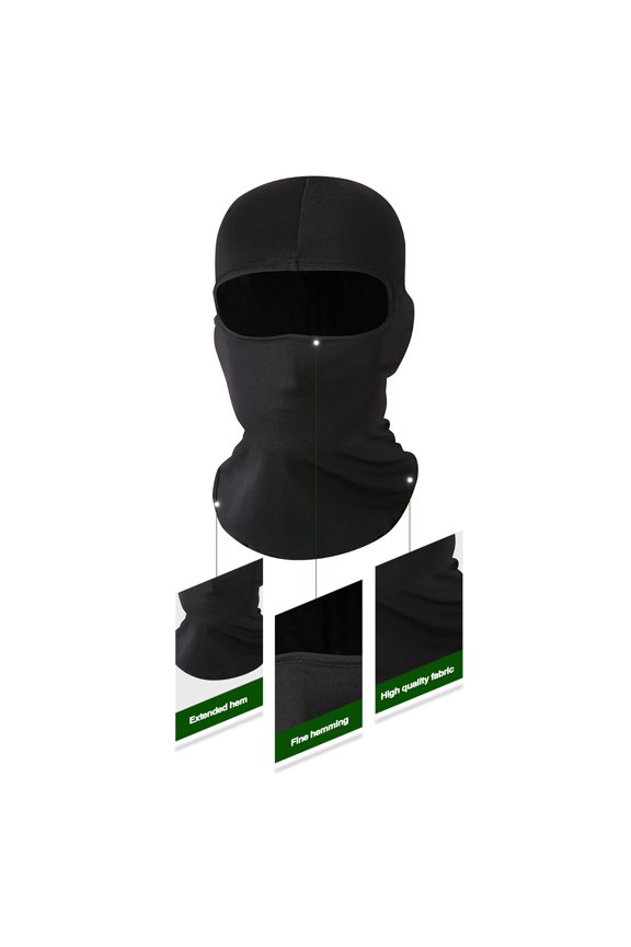 Windproof Sunscreen Headgear Solid Color Balaclava Ski Face Guard Outdoor Sports Headgear for Cycling Fishing Riding Multifunctional Breathable Neck