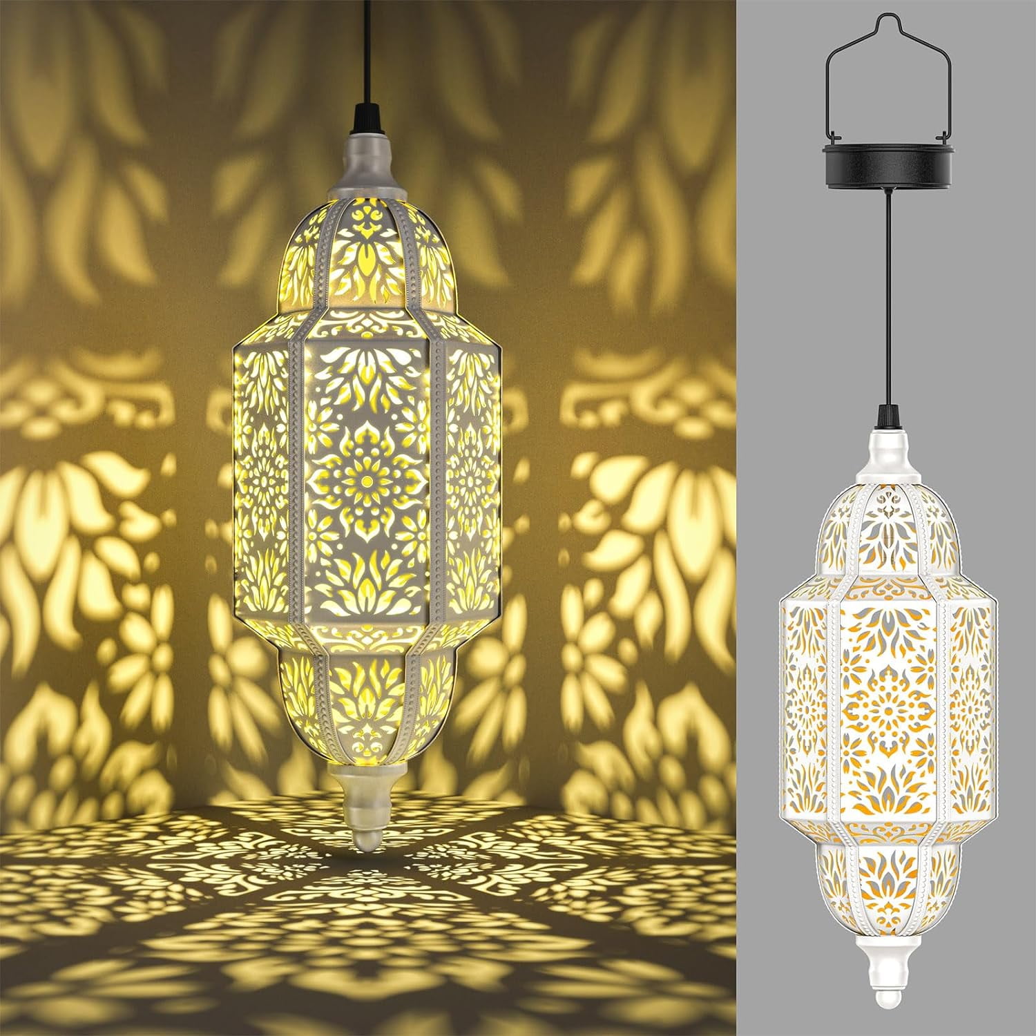 Twinkya Hanging Solar Lights Outdoor Garden Decorative Solar Lantern