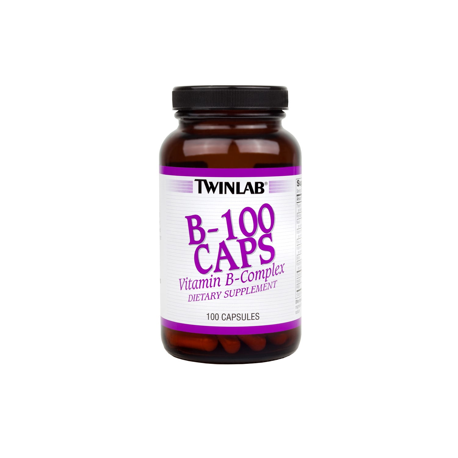 Twinlab B100 Capsules, 100 Ct