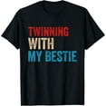 thumbnail image 1 of Twinning With My Bestie Boy Spirit Week Twin Day Best Friend T-Shirt, 1 of 4
