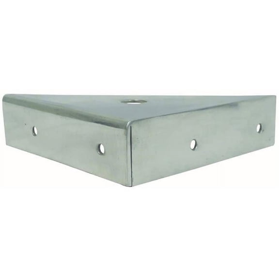 Twinpoint B234 Heavy Duty Stainless Steel Pick-Up Truck Corner Mounting Bracket with 0.75 in. Hole