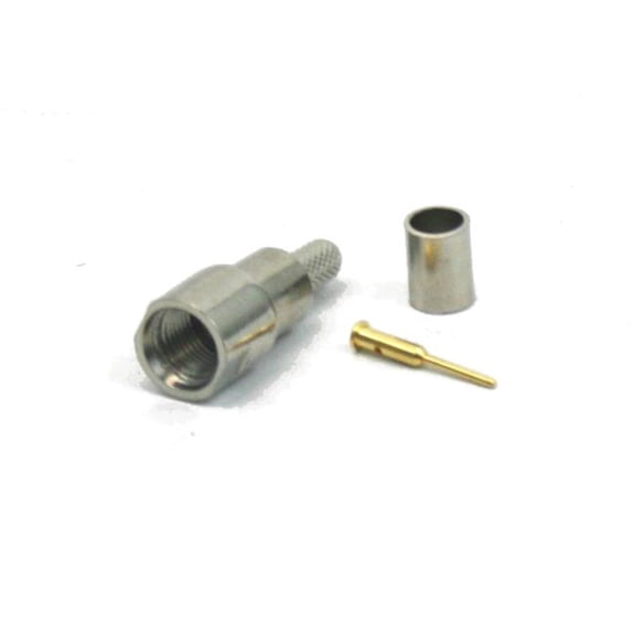 Twinpoint 408015A Female-M Crimp Connector for RG58AU Coaxial Cable