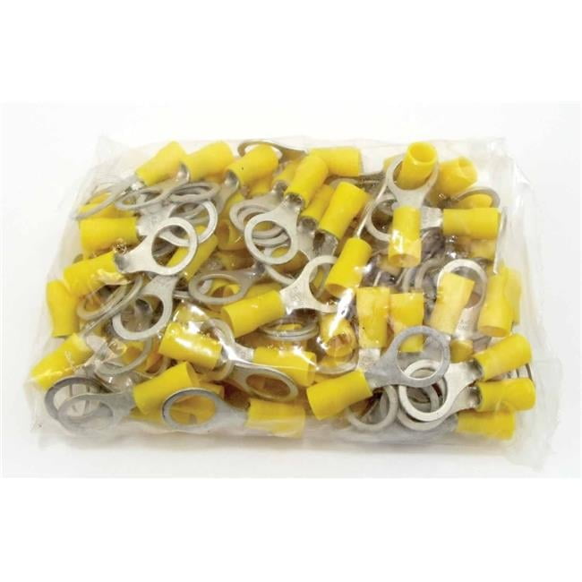 Twinpoint RT38-Y 10-12 gauge 0.38 in. Standard Ring Terminal - Pack of 100