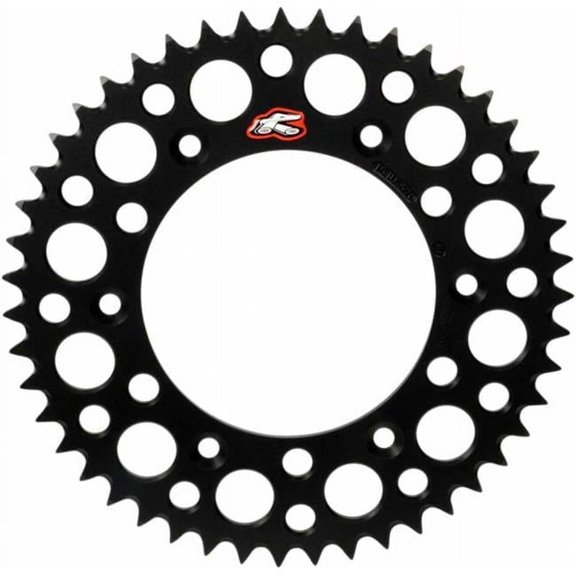 Twinring Heavy Duty Rear Grooved Sprocket, Black - 48 Teeth