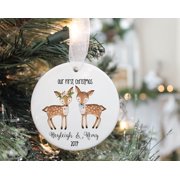 Twins First Christmas Personalized Twins Ornament, Babys First Christmas Keepsake Boy/Girl Options