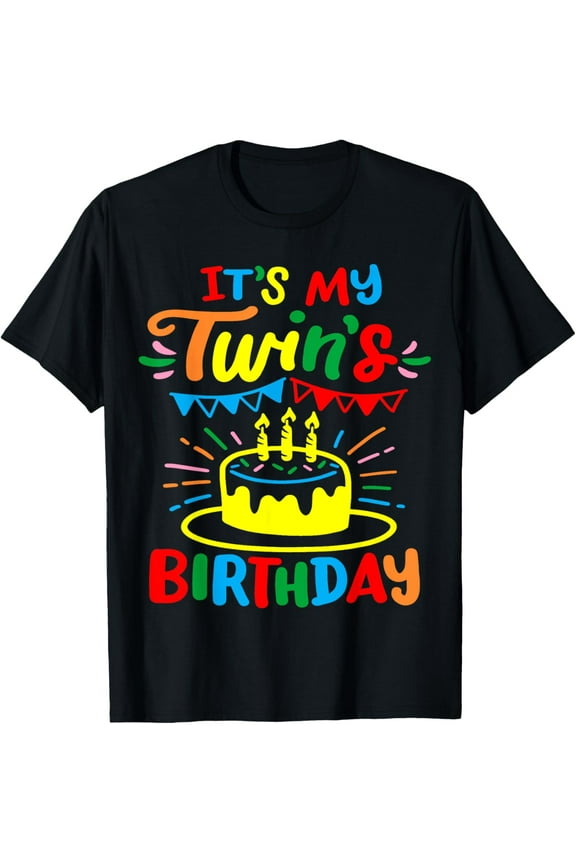 Twins Twin Birthday T-Shirt