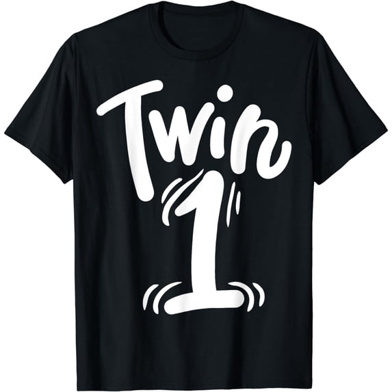 Twins Twin Kids Brothers Sisters SiblingsTwins Twin 1 T-Shirt