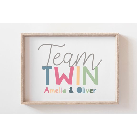 Twins Wall Art Twins Poster Twin Quotes , Poster Print Only