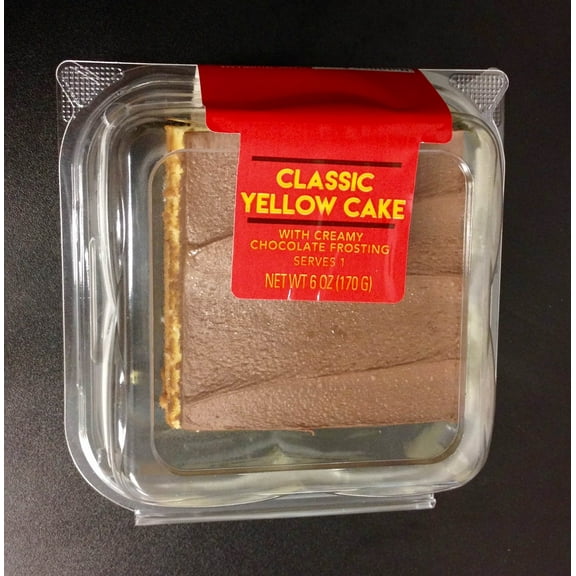 Twinstar Bakery Classic Yellow Cake with Creamy Chocolate Frosting, 6 oz