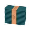 thumbnail image 1 of Twiny Threads Set of 12 Solid Reusable Cloth Dinner Napkins - Teal, 1 of 6