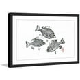 thumbnail image 1 of "Twirling Sunfish" Framed Painting Print, 1 of 4