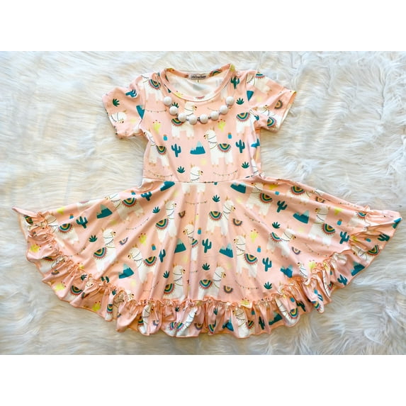 Twirly Llama Dress