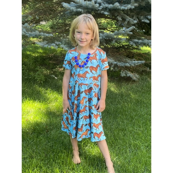 Twirly horse dress