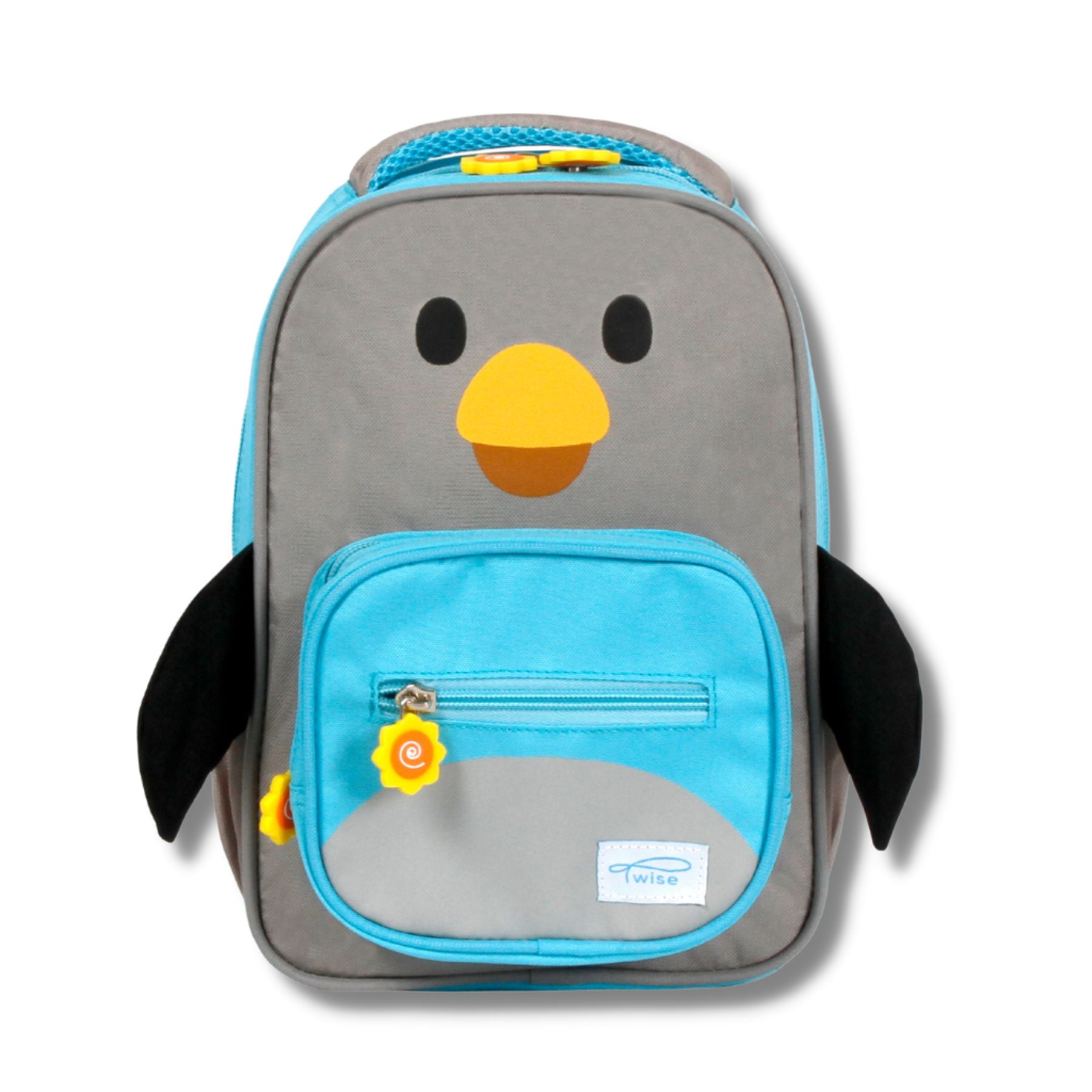 Twise Side-kick 12" Kids, Toddlers Backpack for Preschool, Penguin